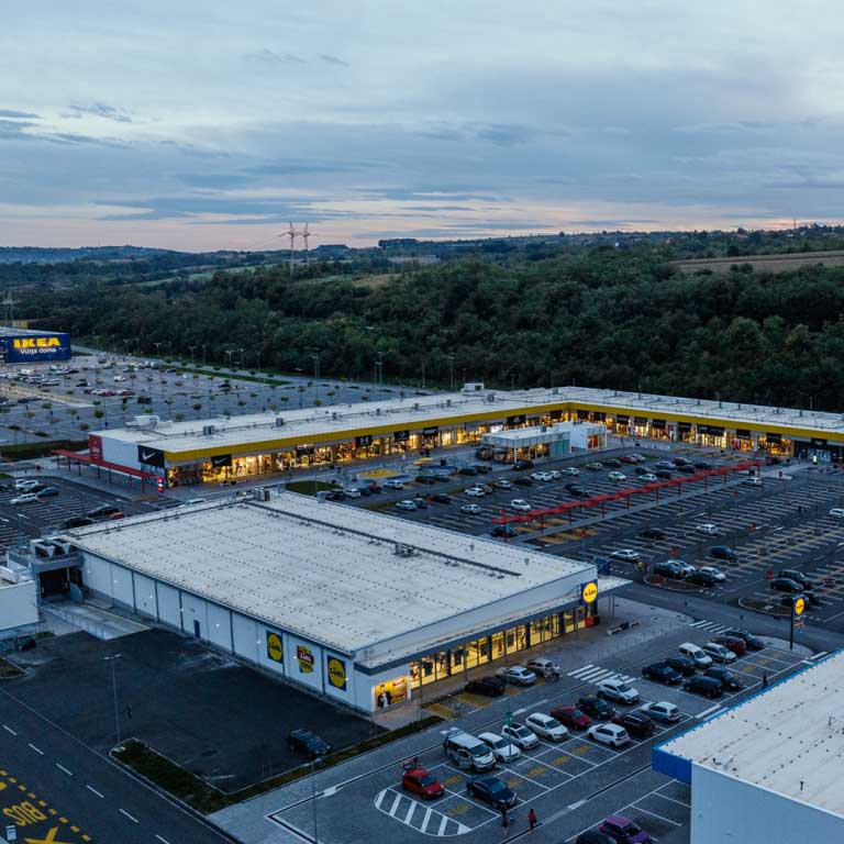 AVA Retail Park in Belgrade, Serbia